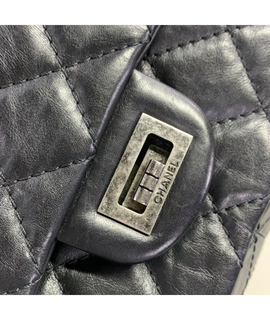 CHANEL Черная кожаная сумка через плечо, фото 8