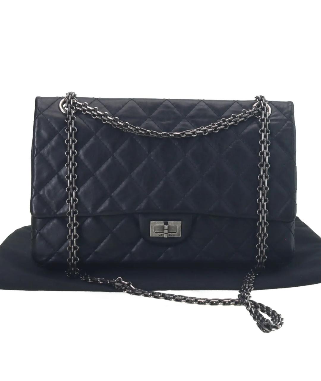 CHANEL Черная кожаная сумка через плечо, фото 3