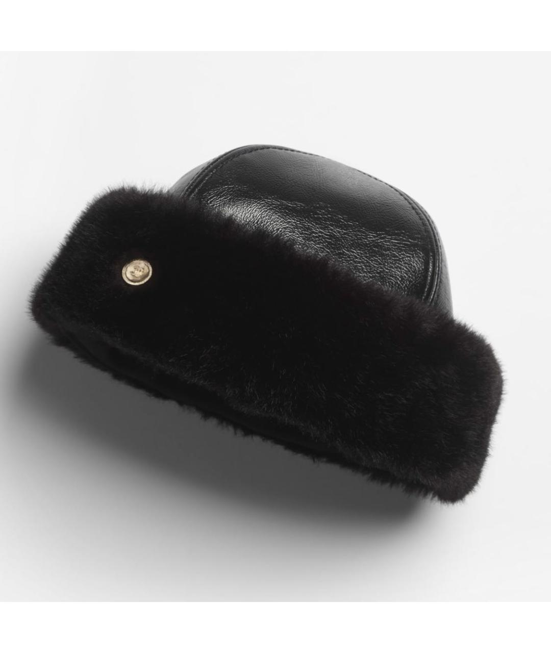CHANEL Черная шапка, фото 3