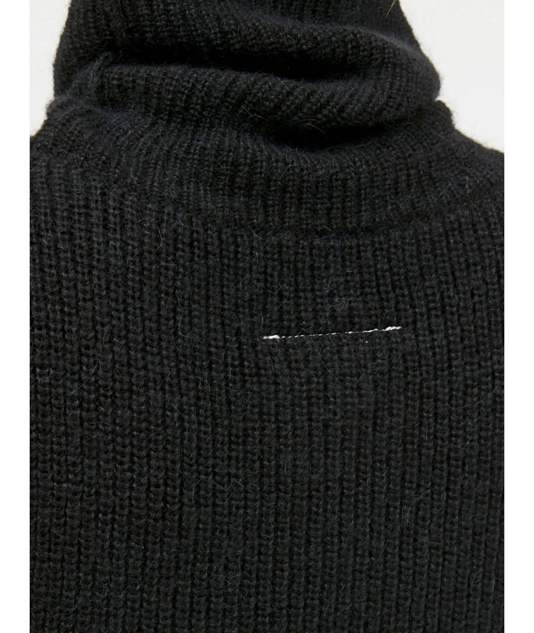 MM6 MAISON MARGIELA Черный хлопковый джемпер / свитер, фото 5