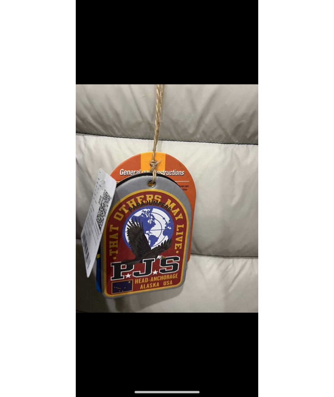 PARAJUMPERS Темно-синий полиэстеровый пуховик, фото 4