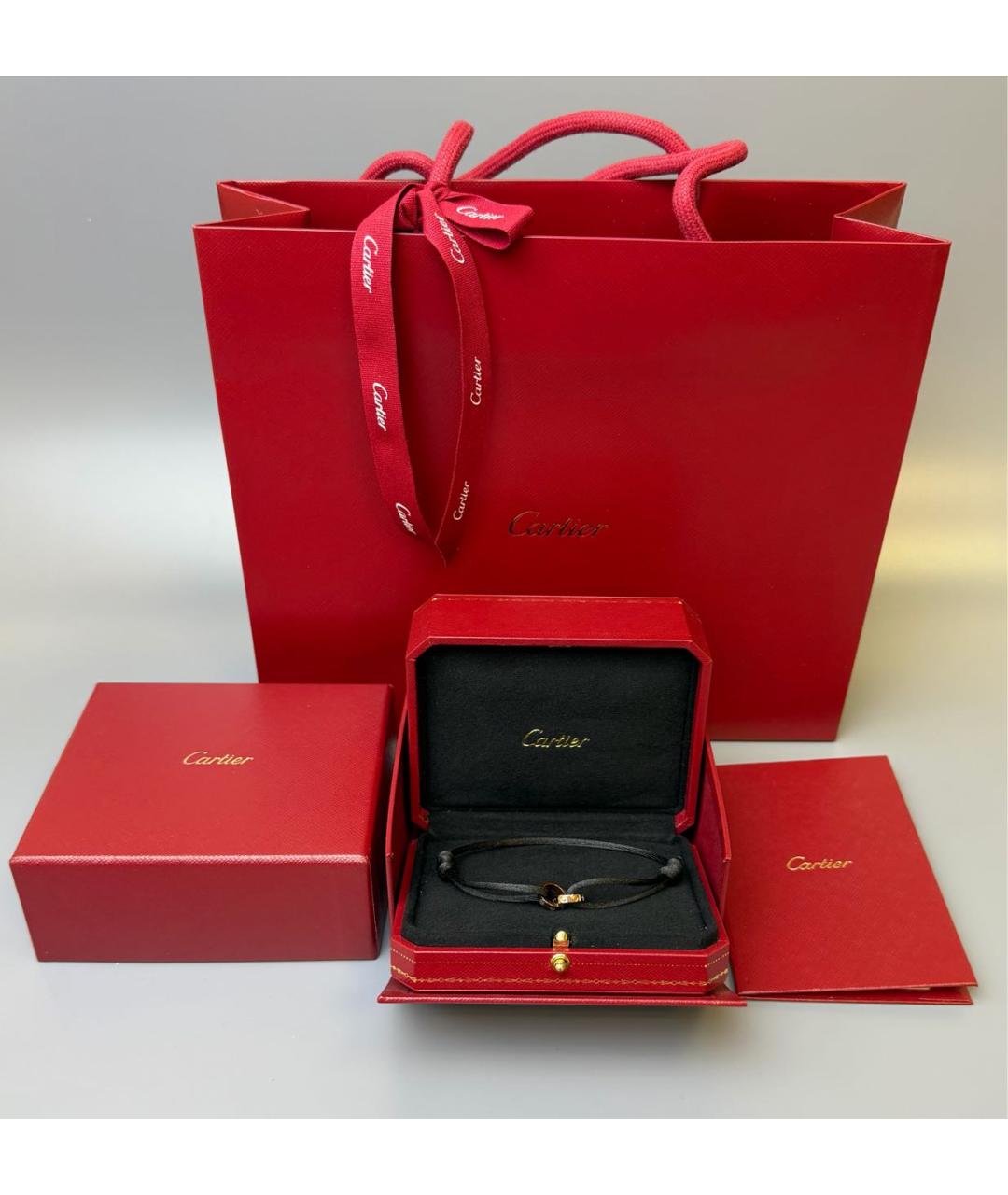 CARTIER Черный браслет из розового золота, фото 3