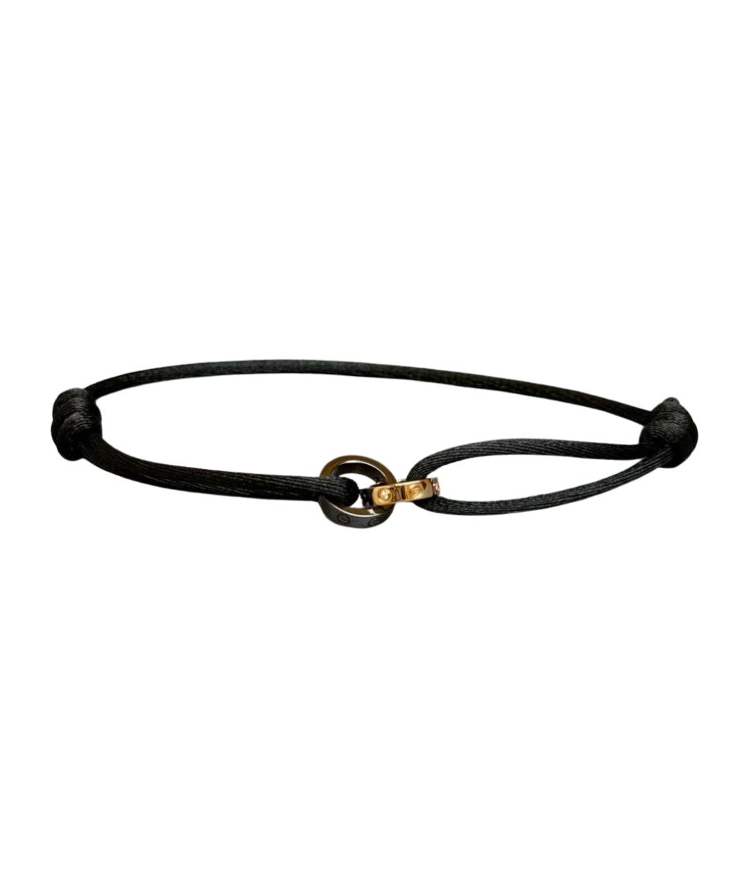 CARTIER Черный браслет из розового золота, фото 1