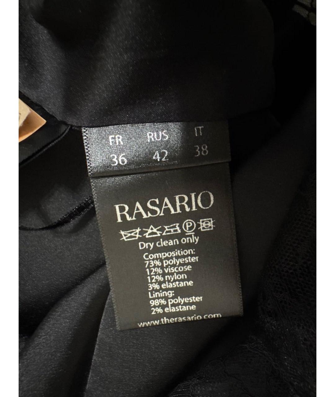 RASARIO Черное полиэстеровое вечернее платье, фото 7