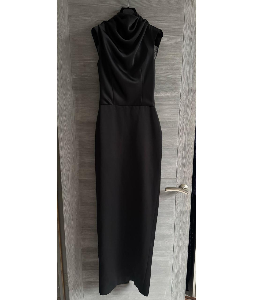 RASARIO Черное полиэстеровое вечернее платье, фото 5