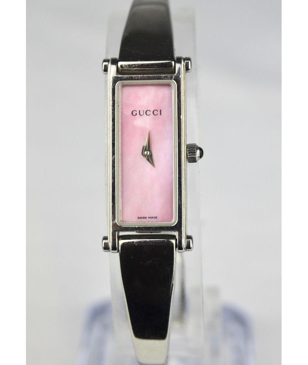 GUCCI Серебряные стальные часы, фото 7