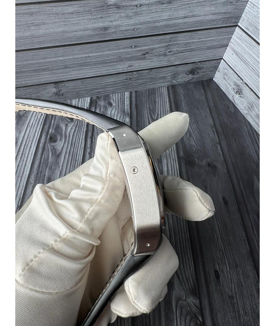 CARTIER Белые металлические часы, фото 4