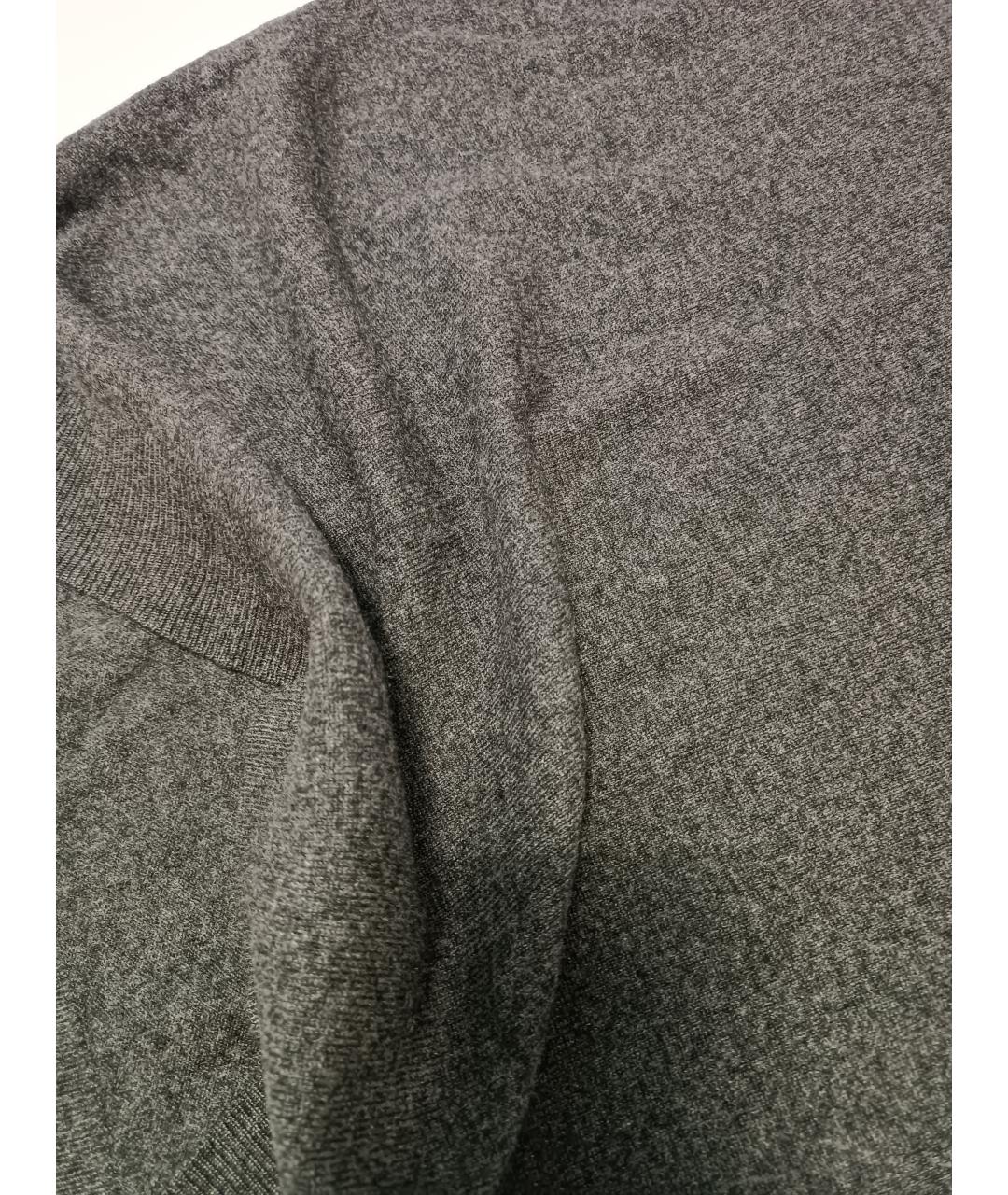 AGNONA Серая шерстяная водолазка, фото 4