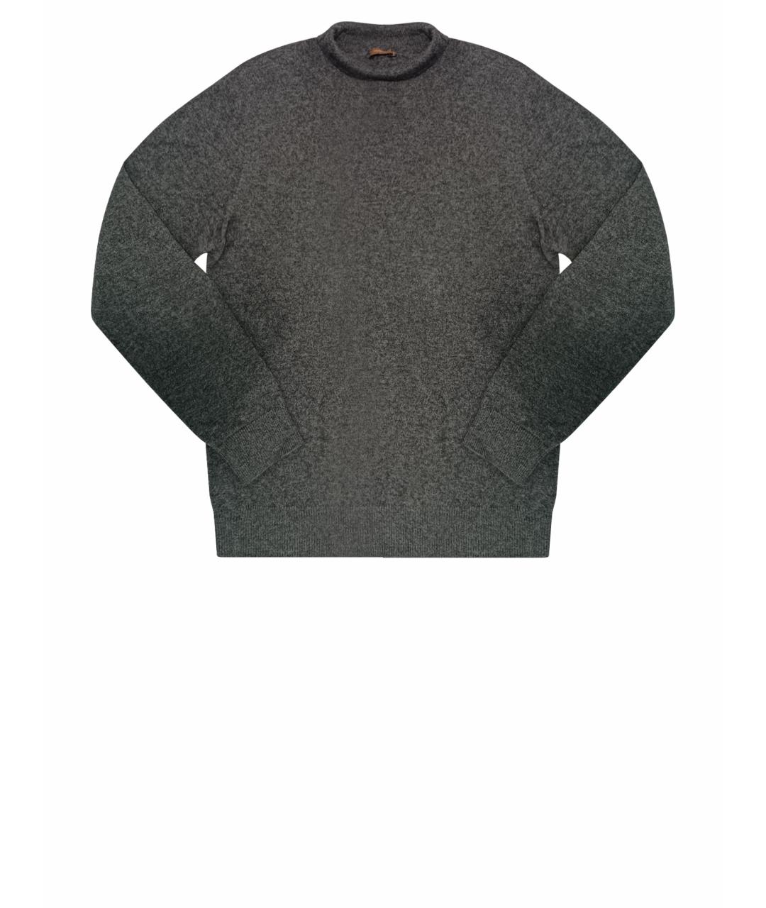 AGNONA Серая шерстяная водолазка, фото 1