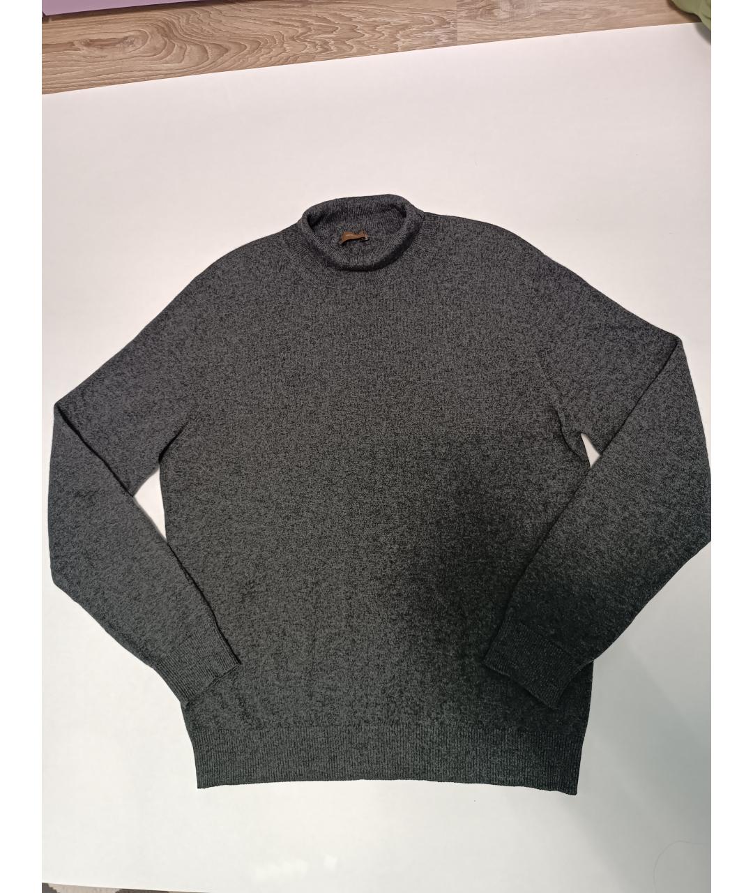 AGNONA Серая шерстяная водолазка, фото 2