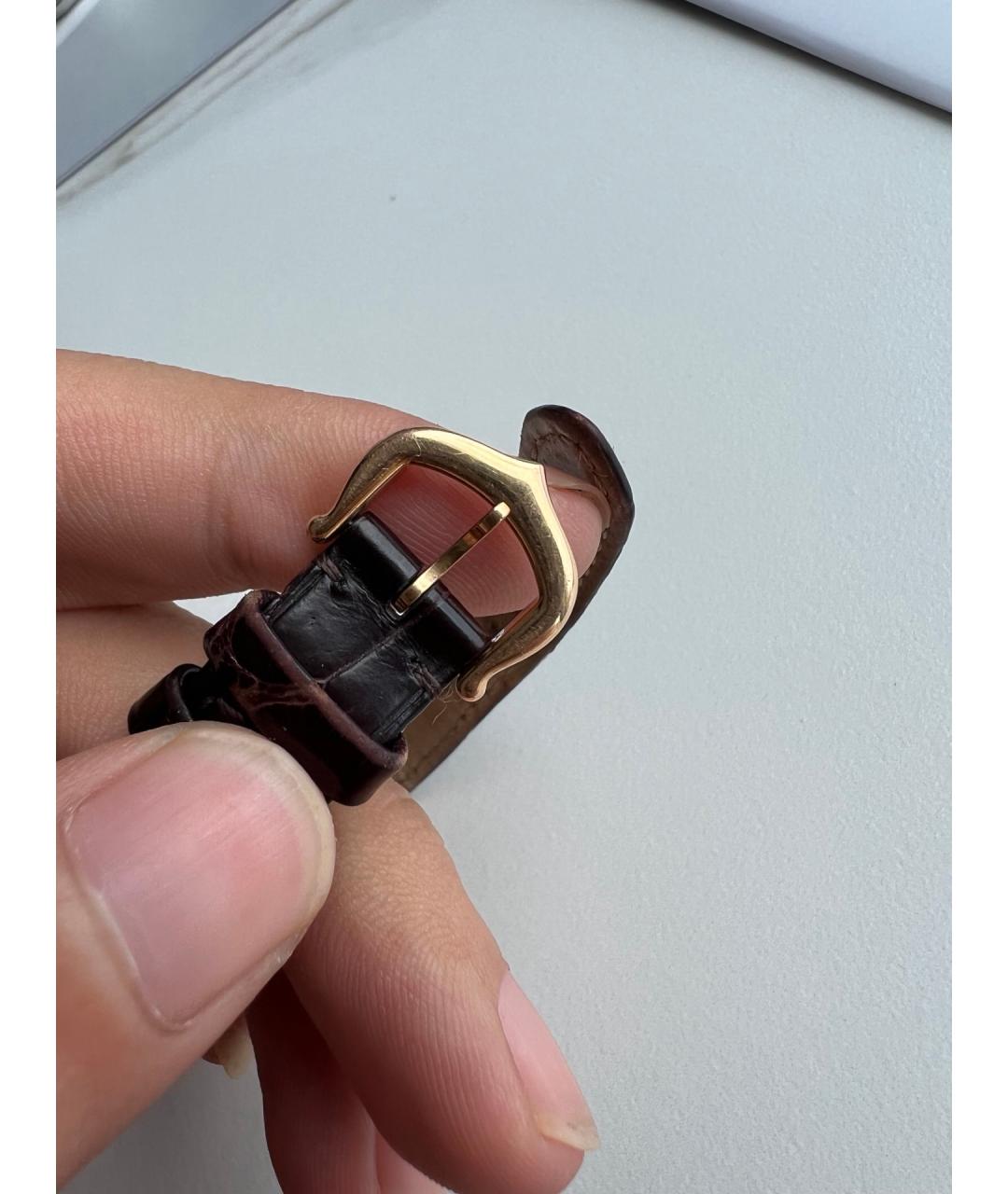 CARTIER Белые металлические часы, фото 6