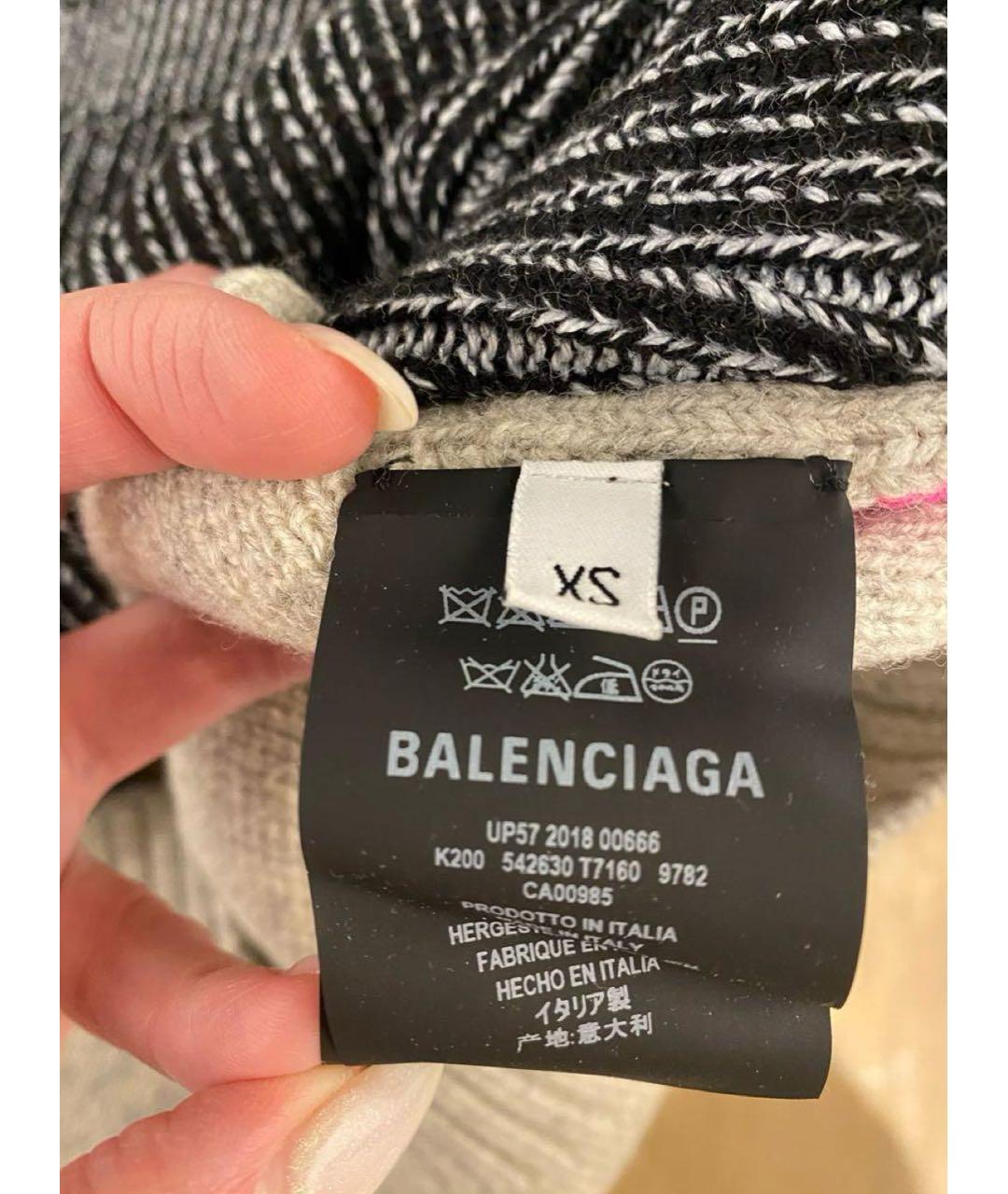 BALENCIAGA Серый джемпер / свитер, фото 4