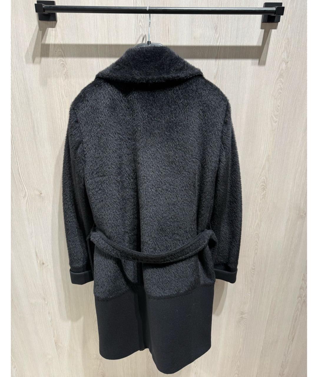 MAX MARA Черное пальто, фото 4