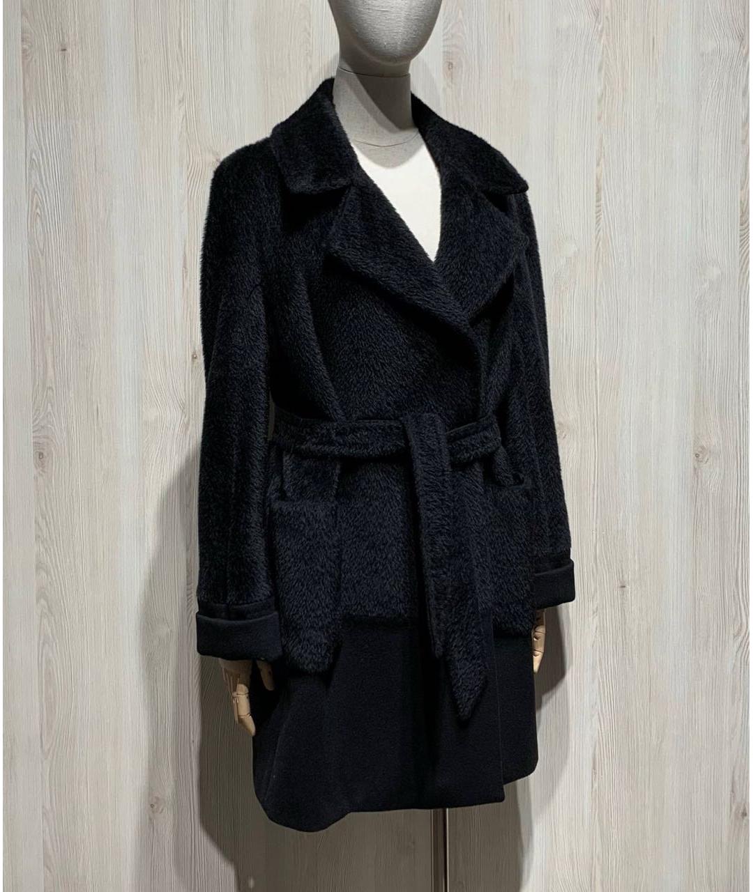 MAX MARA Черное пальто, фото 2