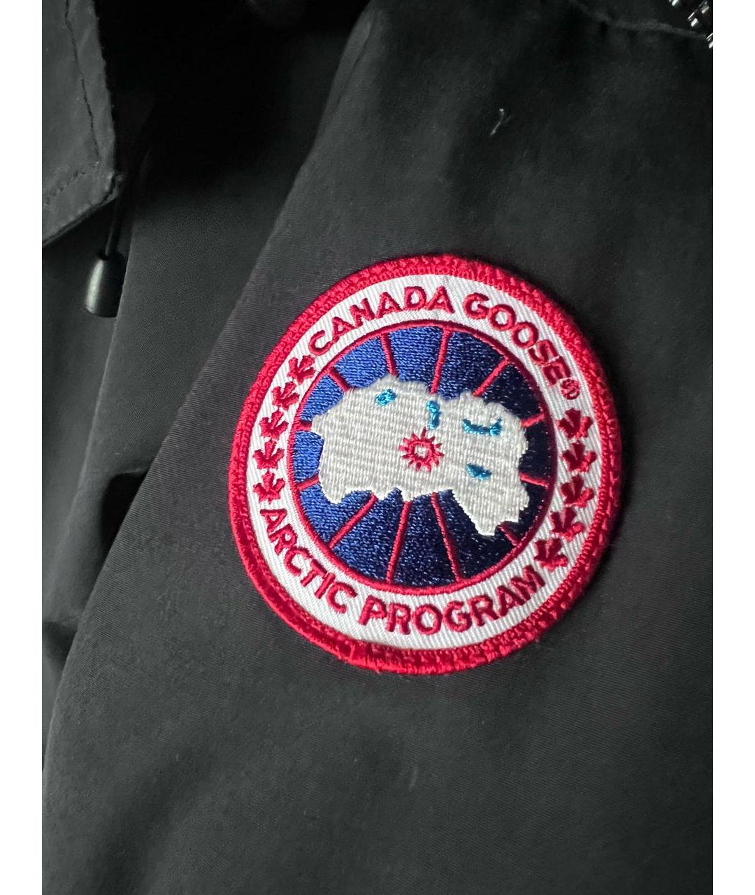 CANADA GOOSE Темно-синяя полиэстеровая парка, фото 6