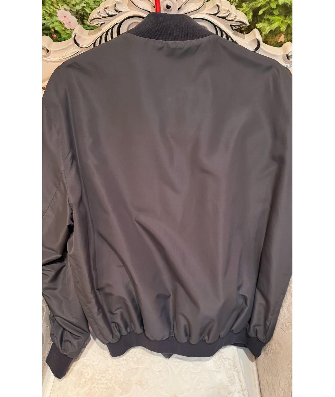 KITON Серая полиэстеровая куртка, фото 3