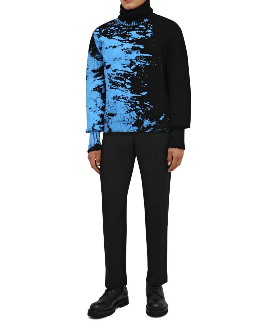 DOLCE&GABBANA Черные кожаные высокие ботинки, фото 3