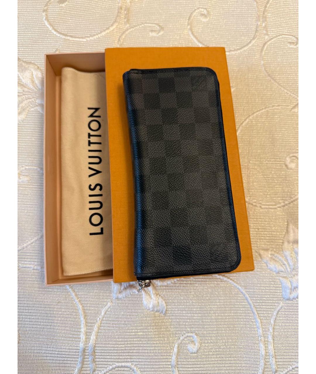 LOUIS VUITTON Серый кошелек, фото 8