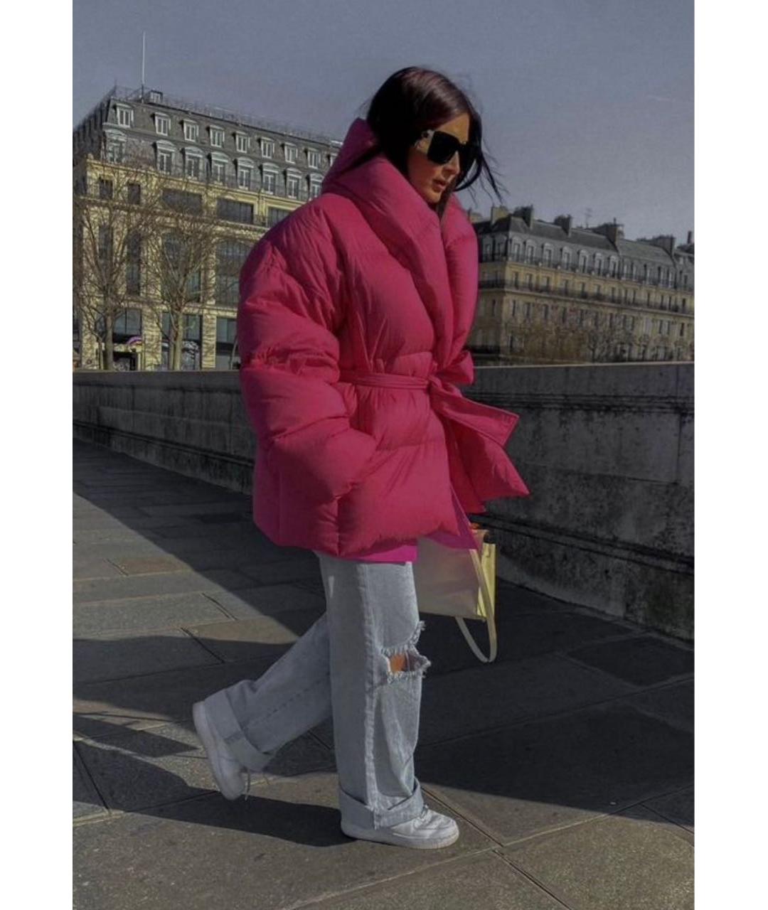 BACON Фуксия полиамидовый пуховик, фото 5