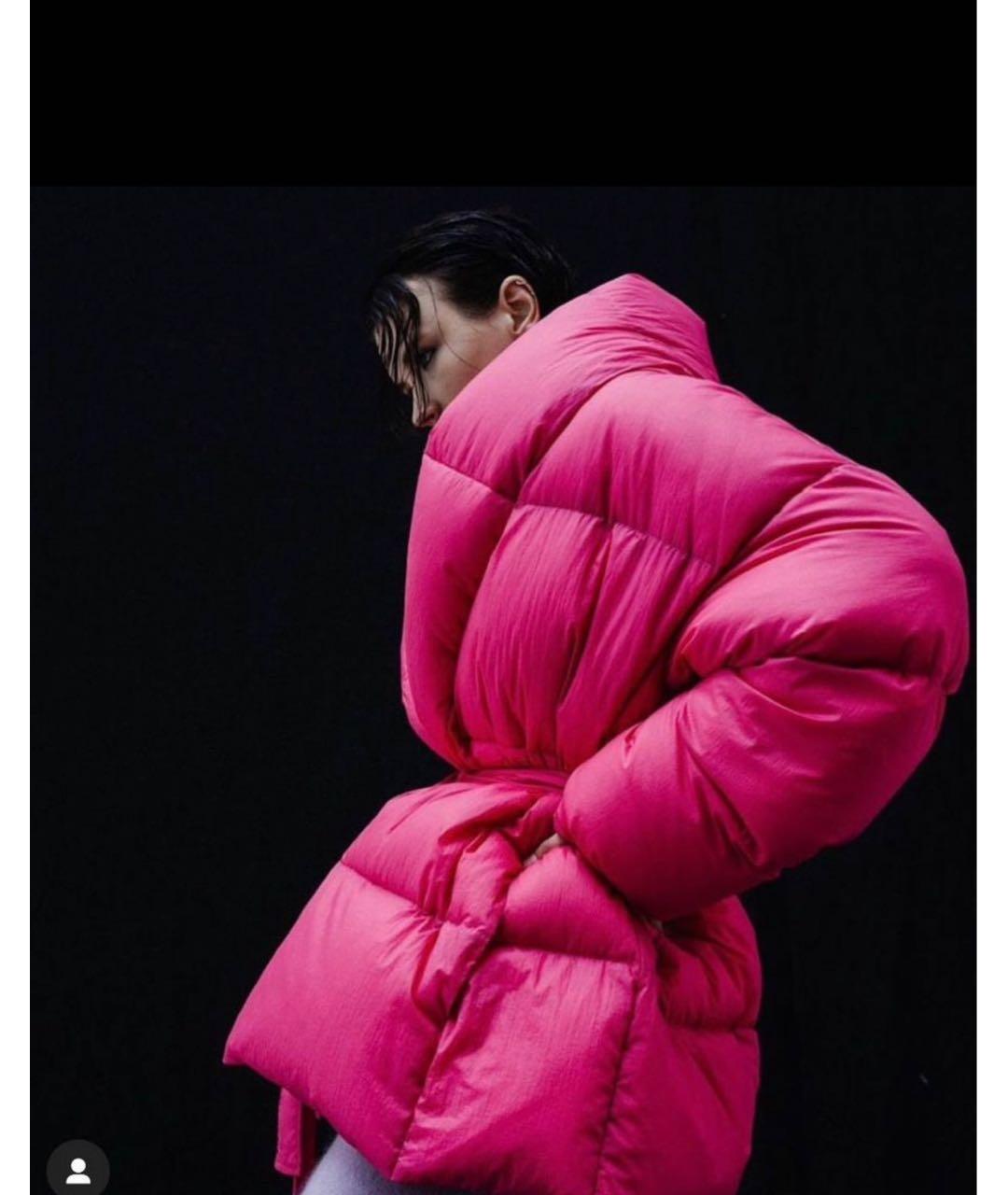 BACON Фуксия полиамидовый пуховик, фото 4