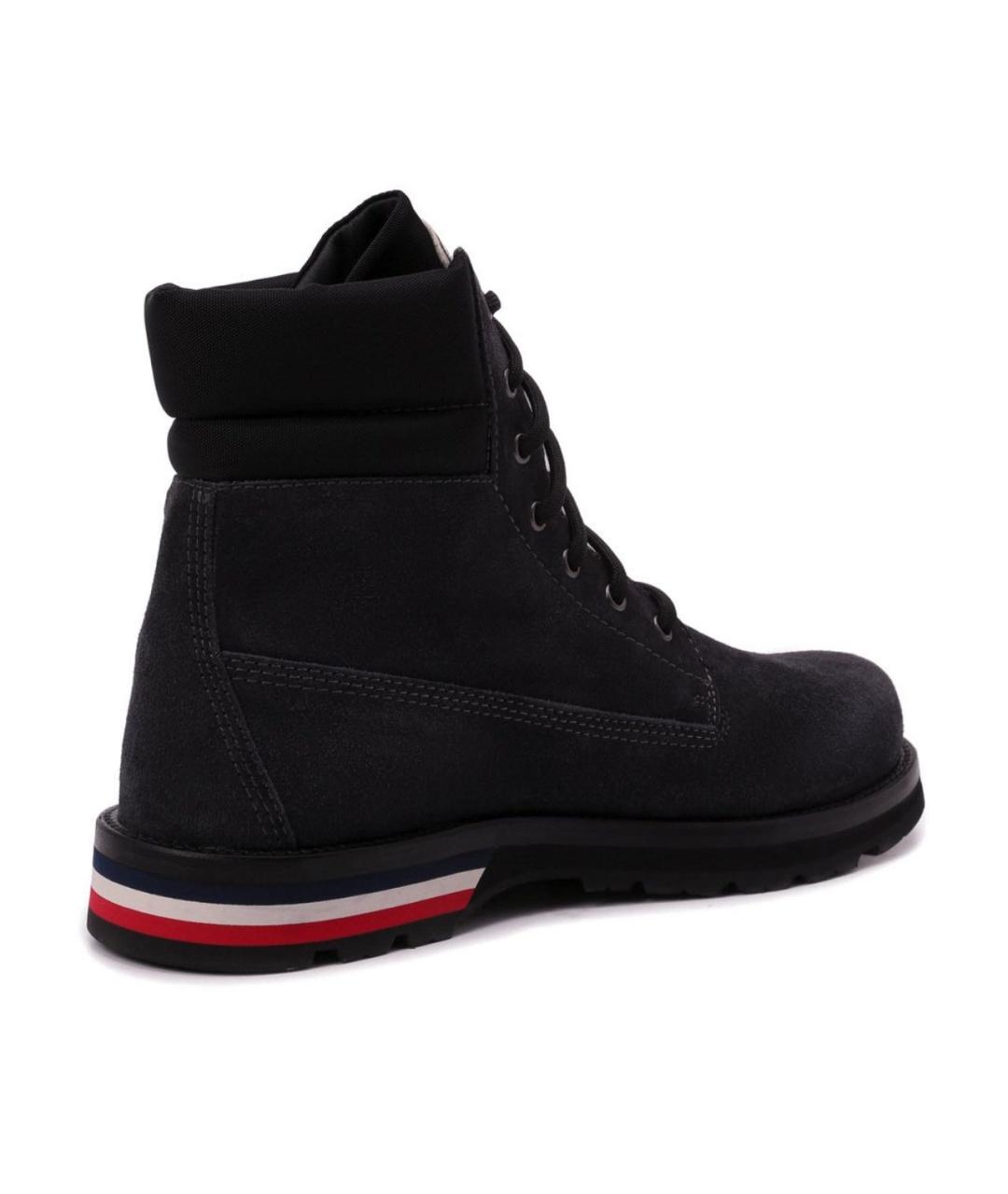 MONCLER Черные высокие ботинки, фото 3