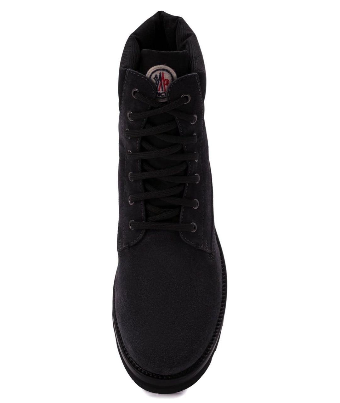 MONCLER Черные высокие ботинки, фото 4