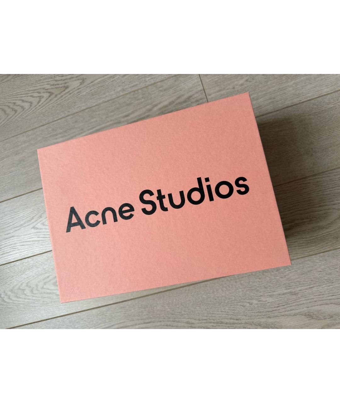 ACNE STUDIOS Черные кожаные лоферы, фото 6