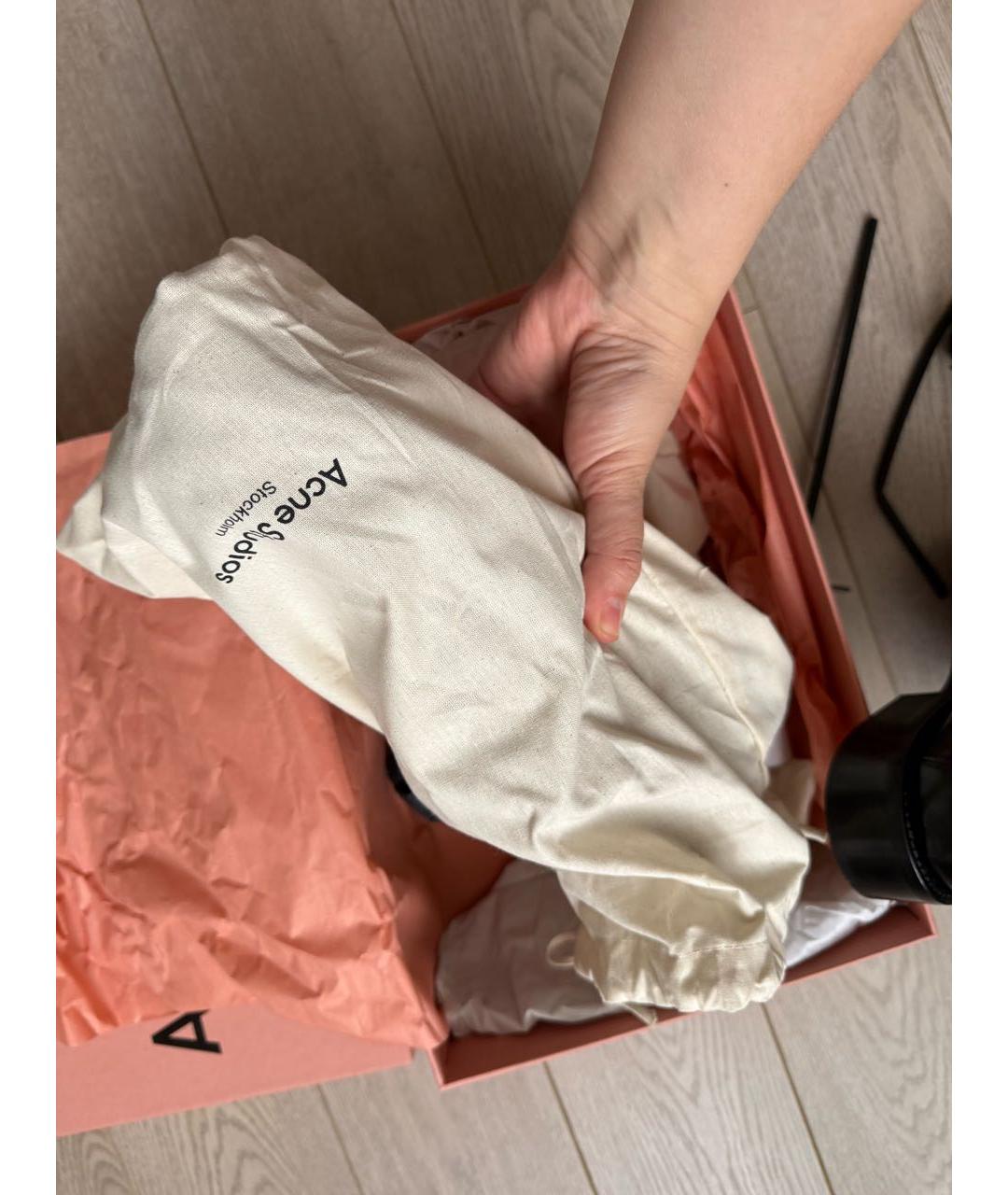 ACNE STUDIOS Черные кожаные лоферы, фото 7