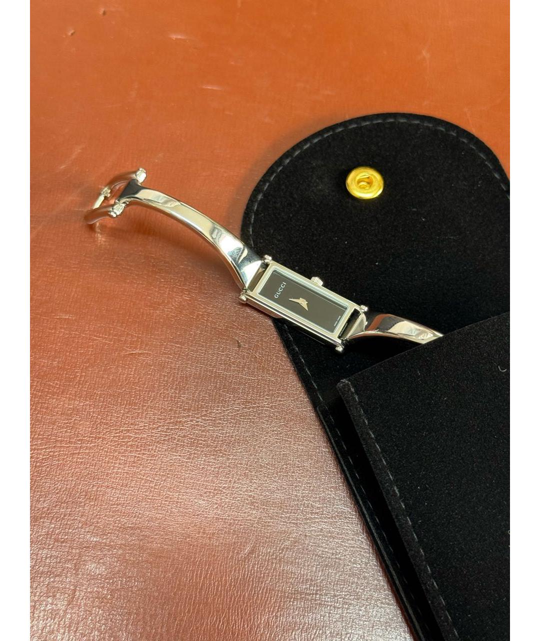 GUCCI Серебряные стальные часы, фото 8