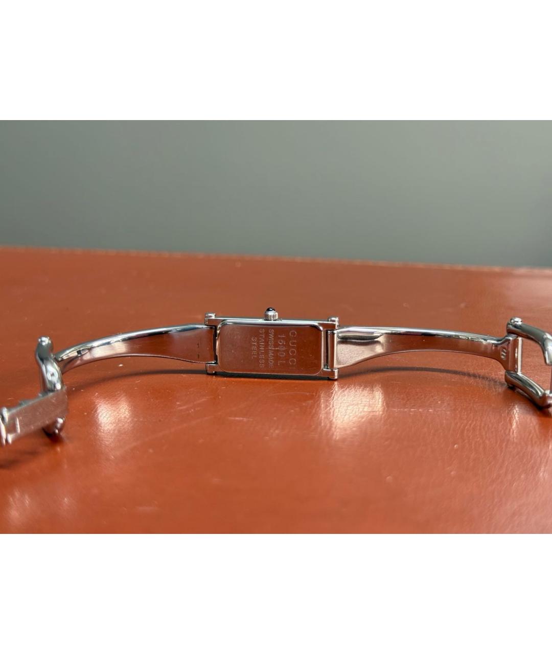 GUCCI Серебряные стальные часы, фото 3