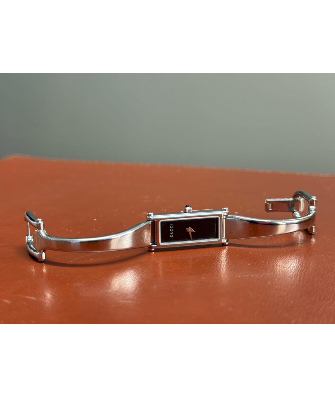 GUCCI Серебряные стальные часы, фото 2