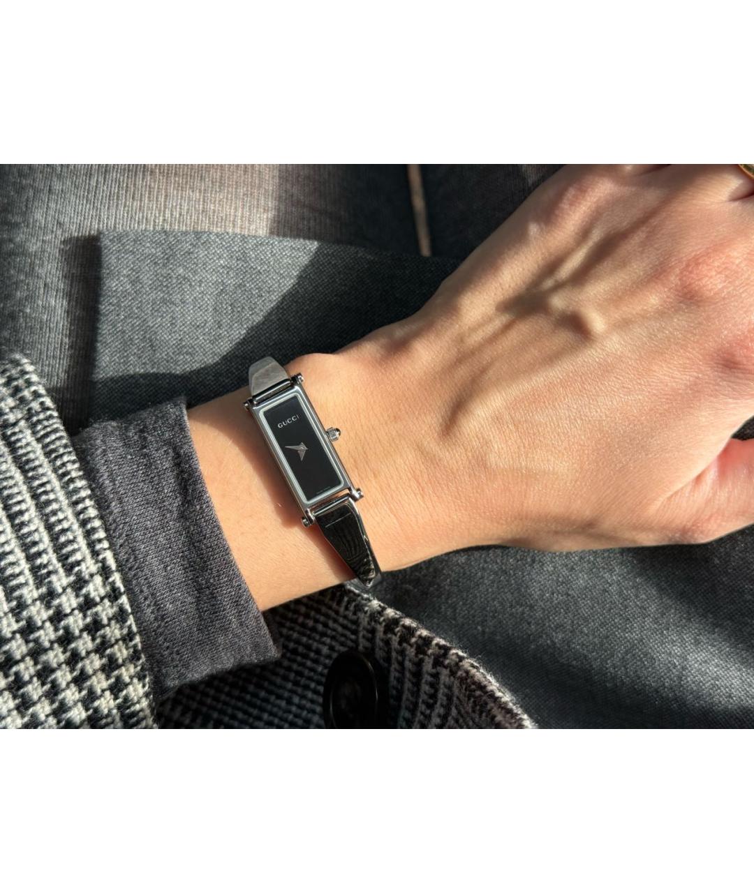 GUCCI Серебряные стальные часы, фото 5