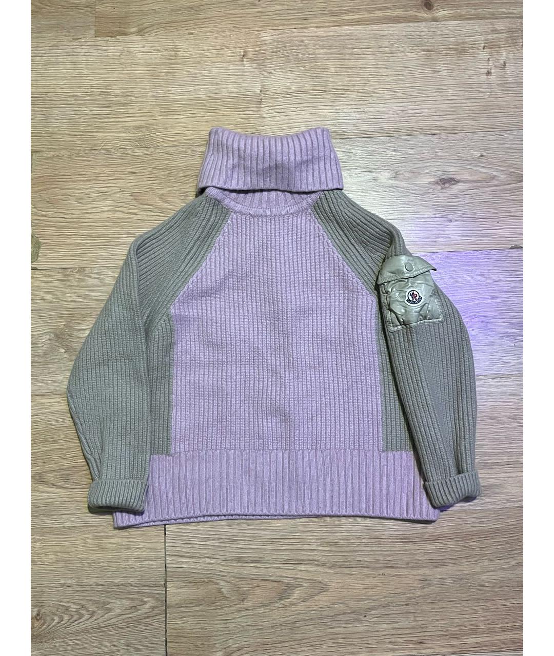 MONCLER Мульти шерстяной джемпер / свитер, фото 7