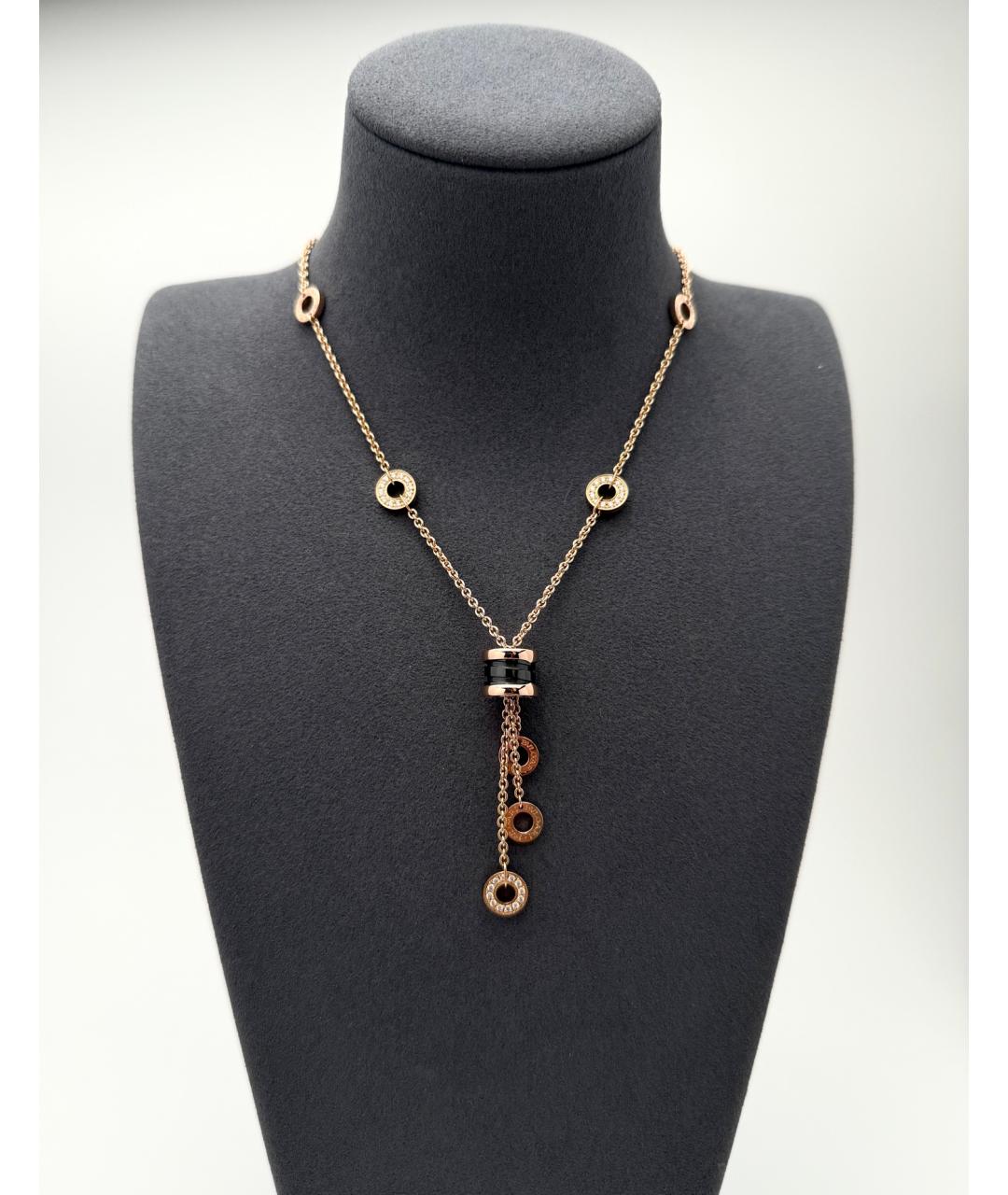 BVLGARI Золотое колье из розового золота, фото 2