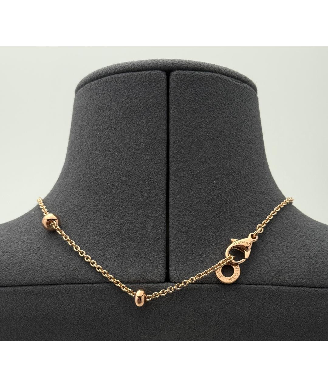 BVLGARI Золотое колье из розового золота, фото 3