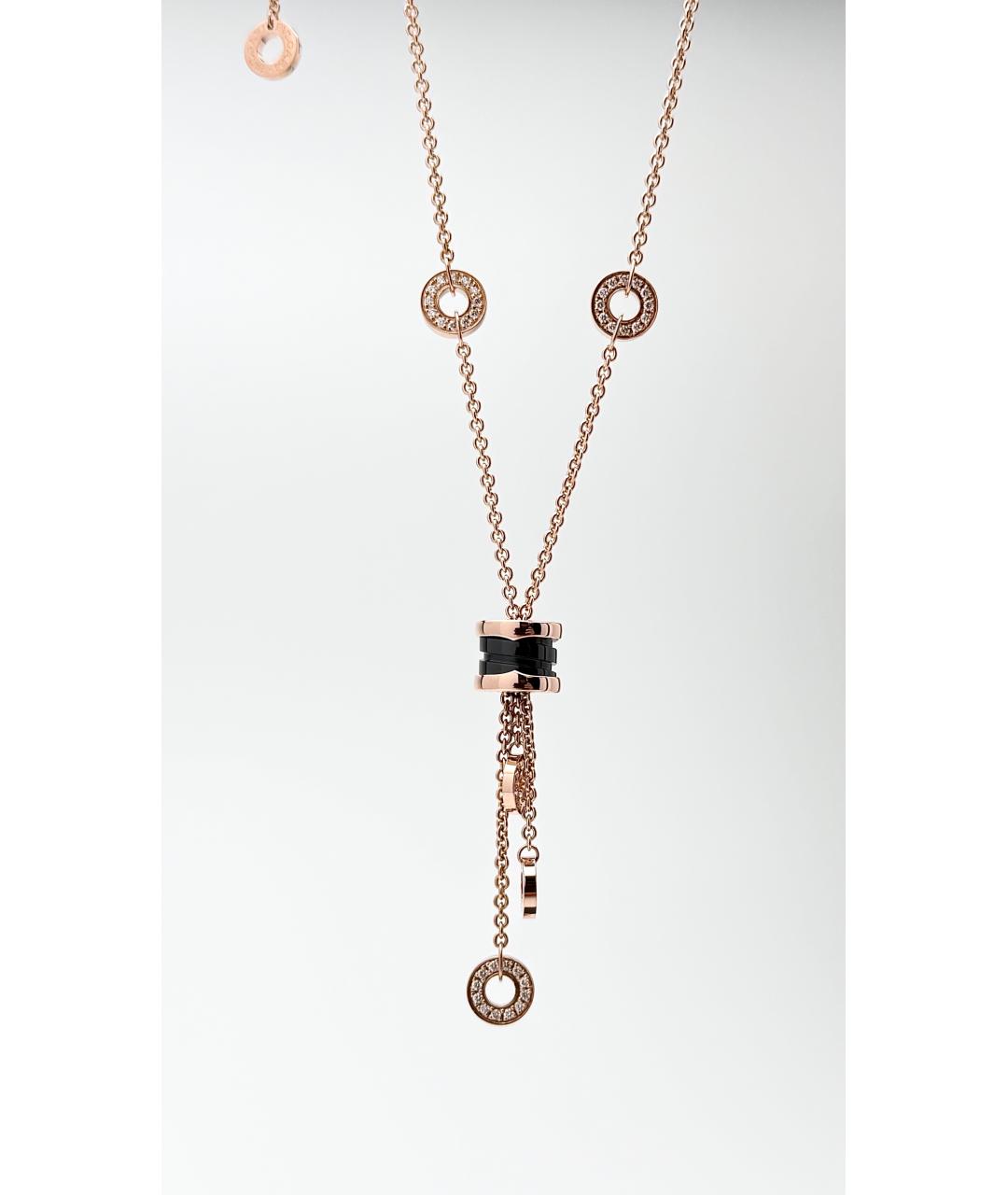 BVLGARI Золотое колье из розового золота, фото 4