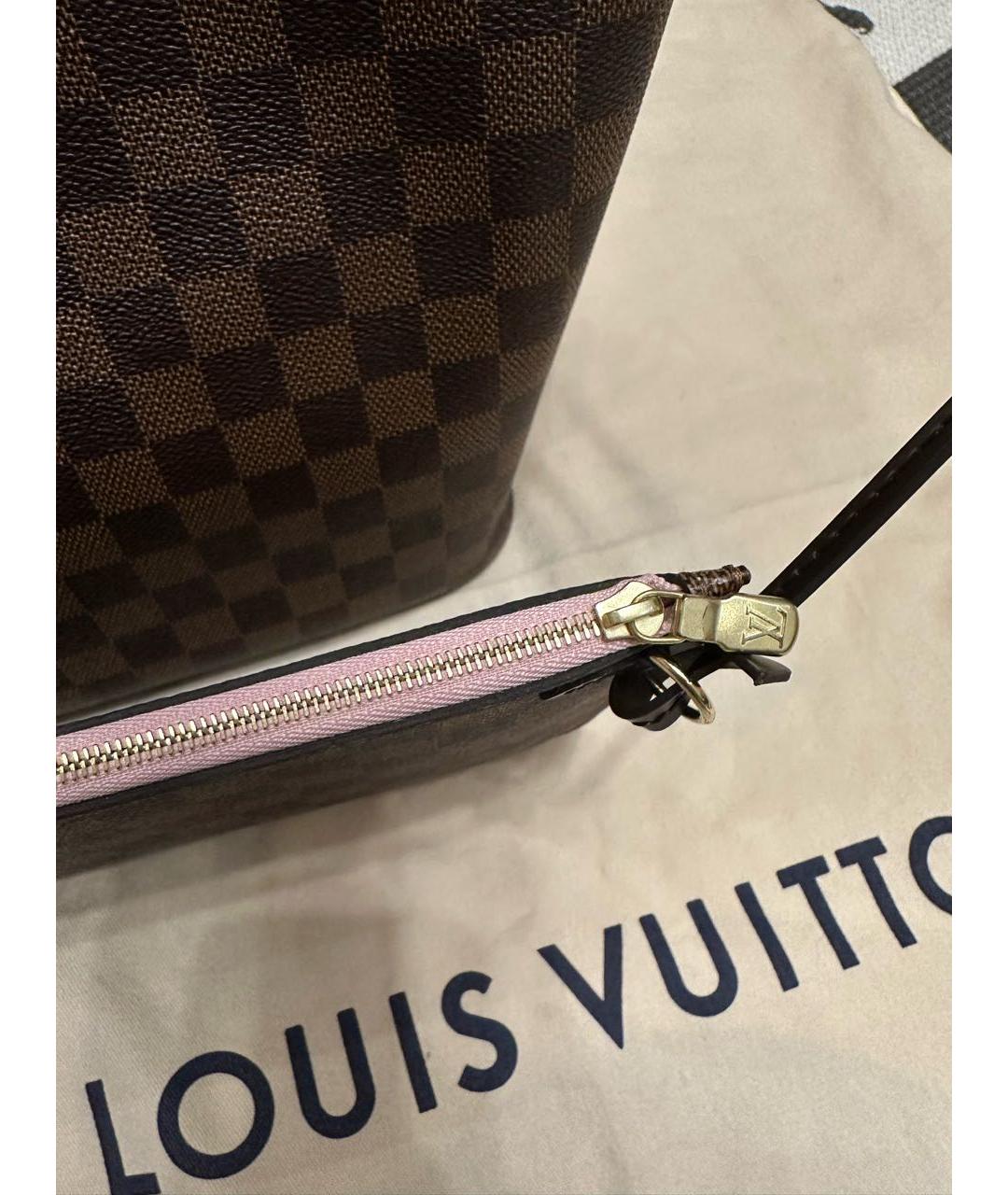 LOUIS VUITTON Коричневая сумка тоут, фото 5