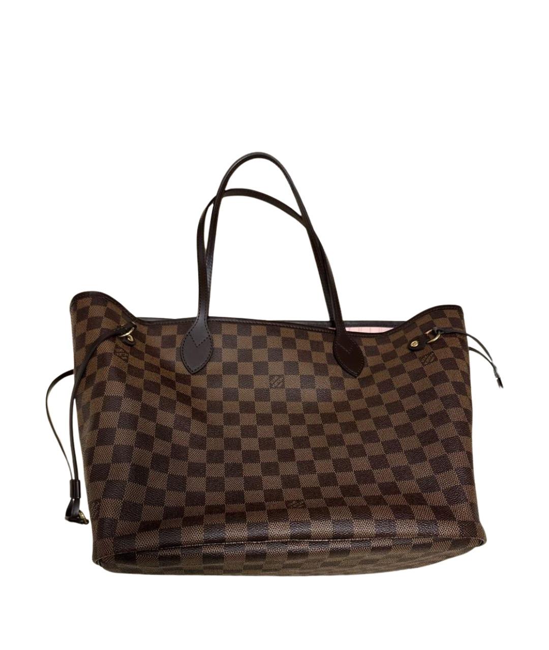 LOUIS VUITTON Коричневая сумка тоут, фото 1