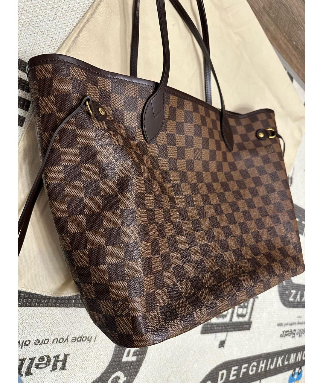 LOUIS VUITTON Коричневая сумка тоут, фото 2