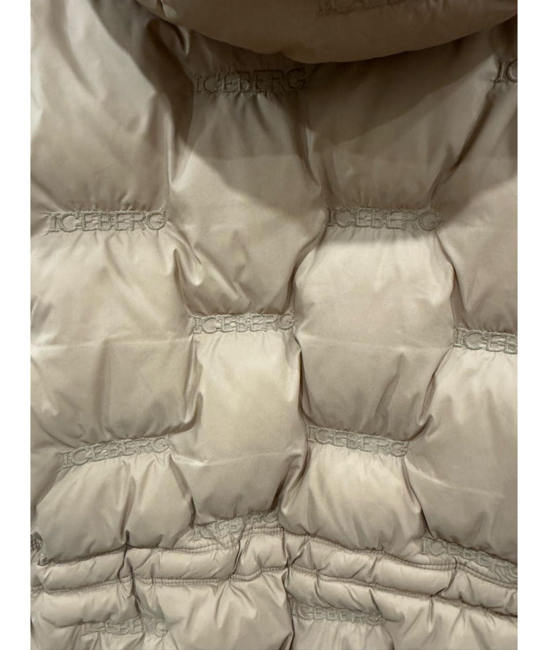ICEBERG Бежевая полиамидовая куртка, фото 3