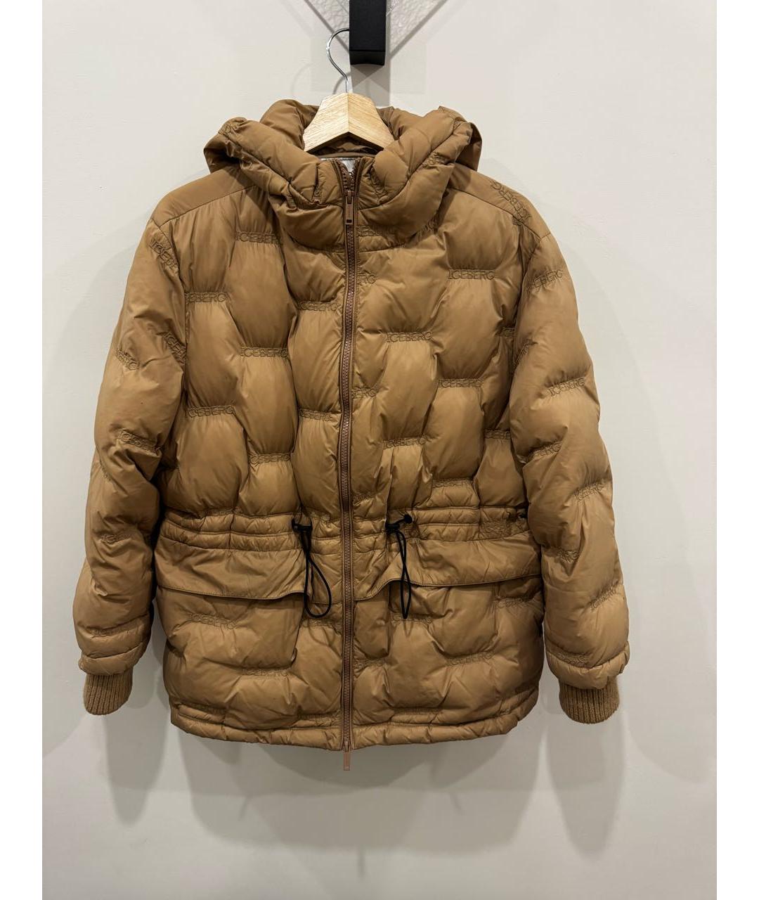 ICEBERG Бежевая полиамидовая куртка, фото 5