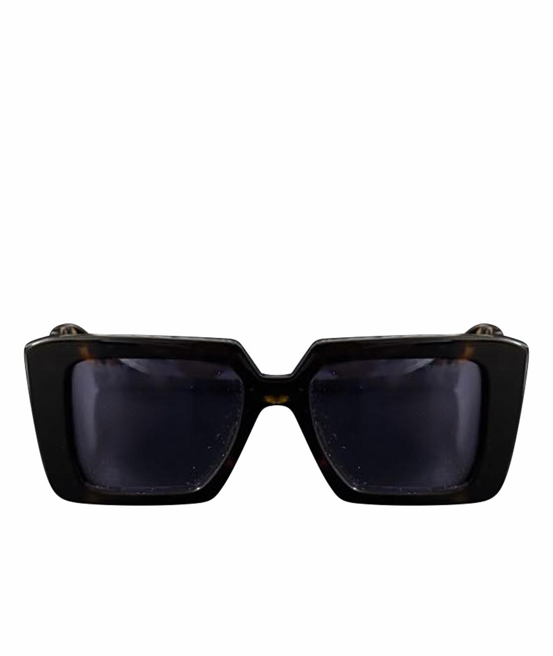 PRADA Черные пластиковые солнцезащитные очки, фото 1