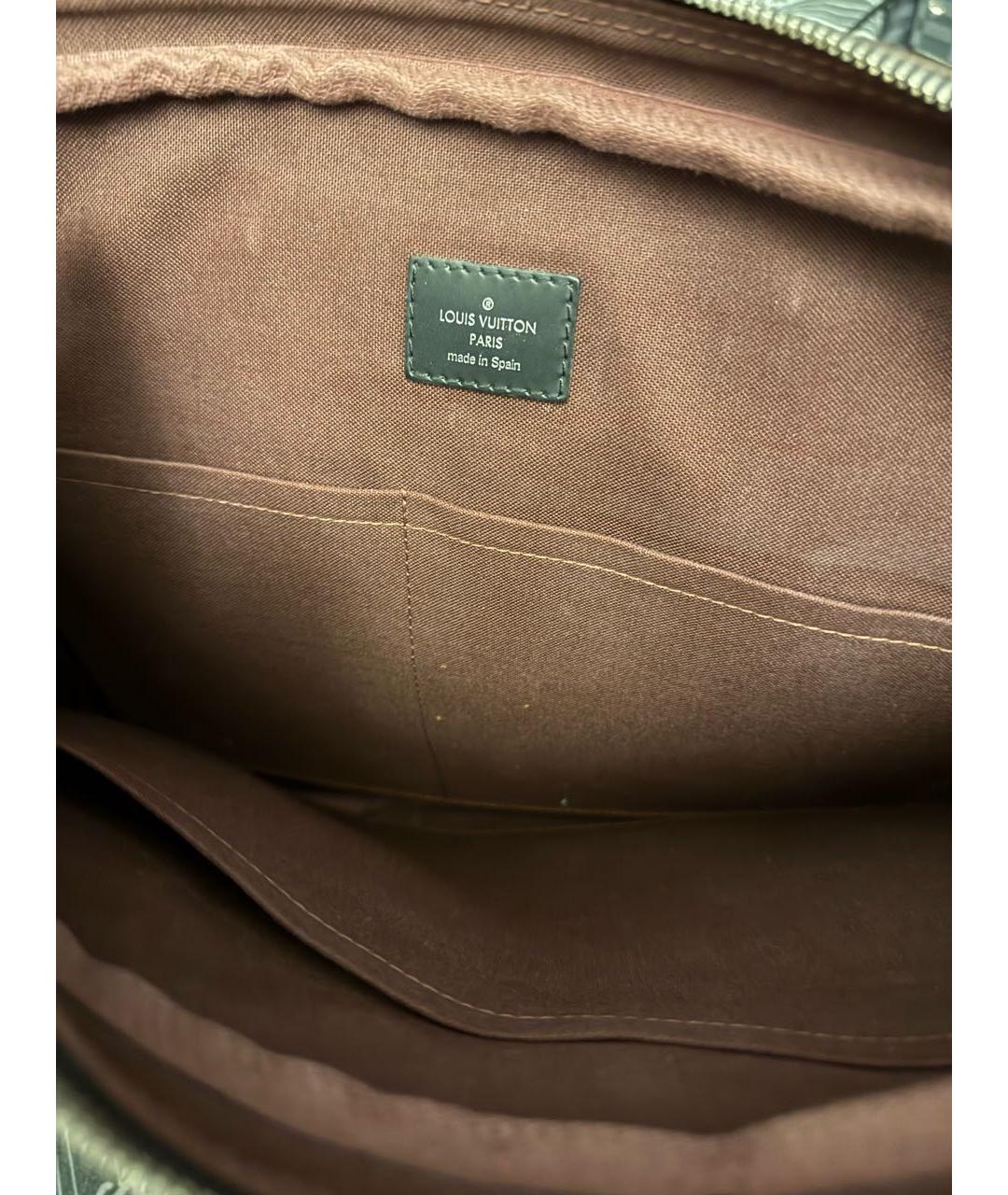 LOUIS VUITTON Коричневый портфель, фото 3