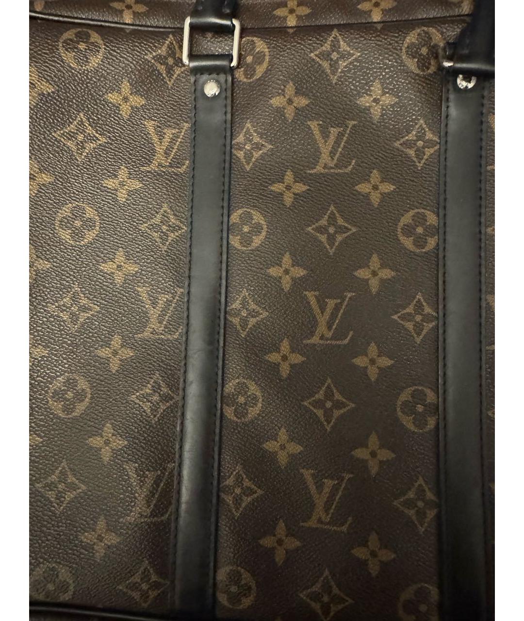 LOUIS VUITTON Коричневый портфель, фото 8