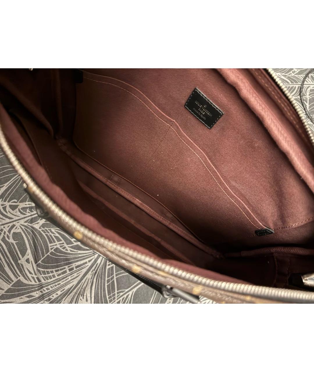 LOUIS VUITTON Коричневый портфель, фото 4
