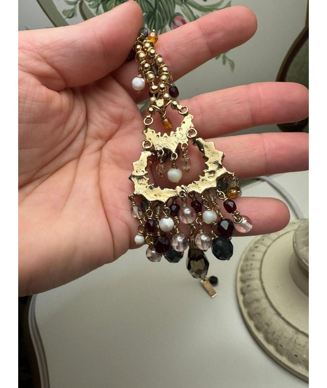 ETRO Золотое металлическое колье, фото 2