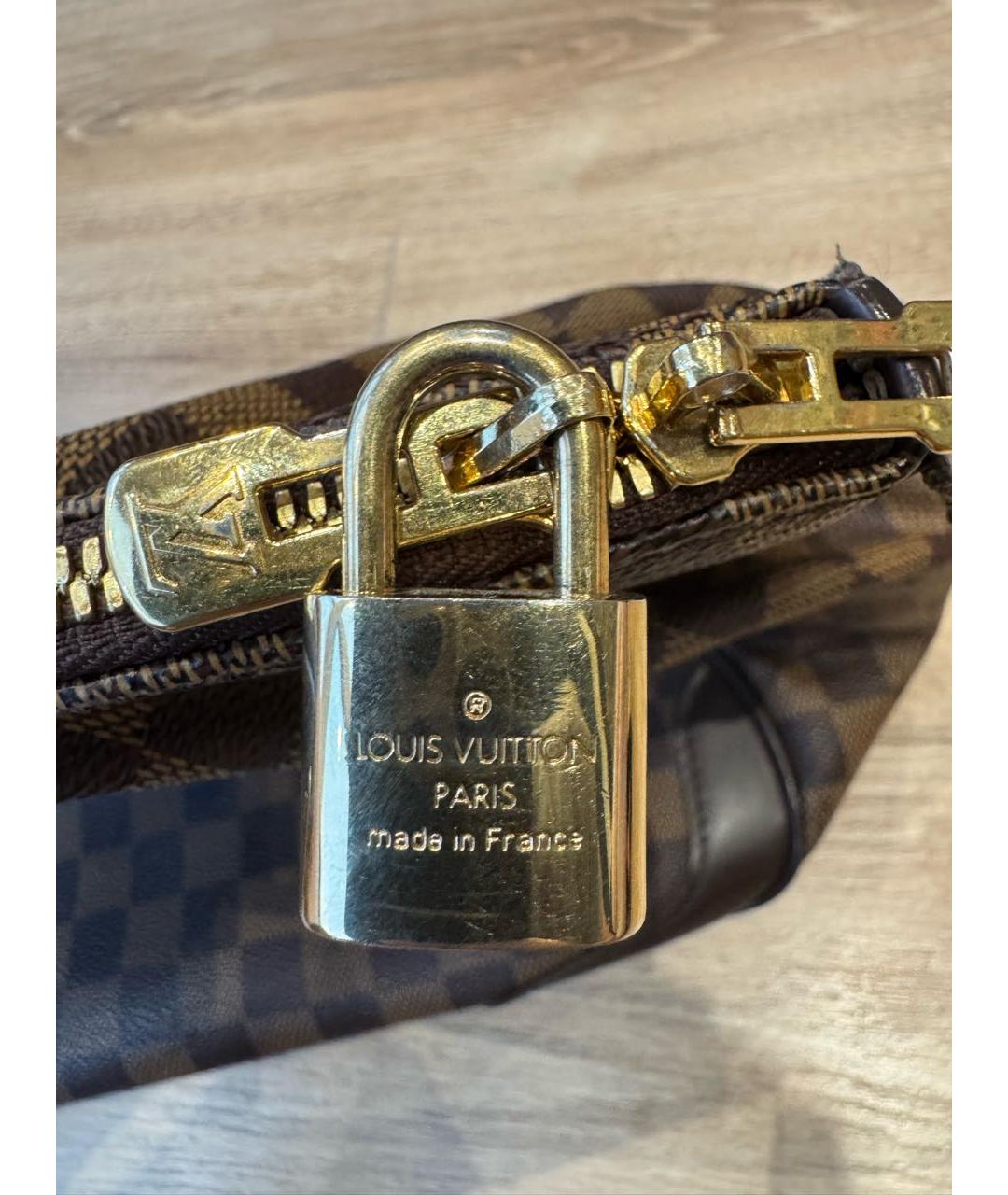 LOUIS VUITTON Коричневая сумка тоут, фото 7