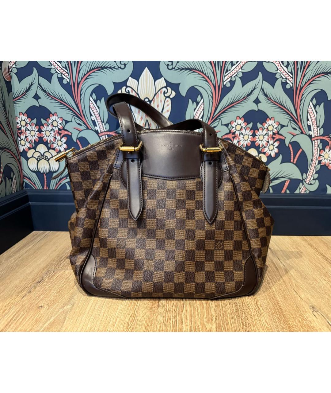 LOUIS VUITTON Коричневая сумка тоут, фото 8