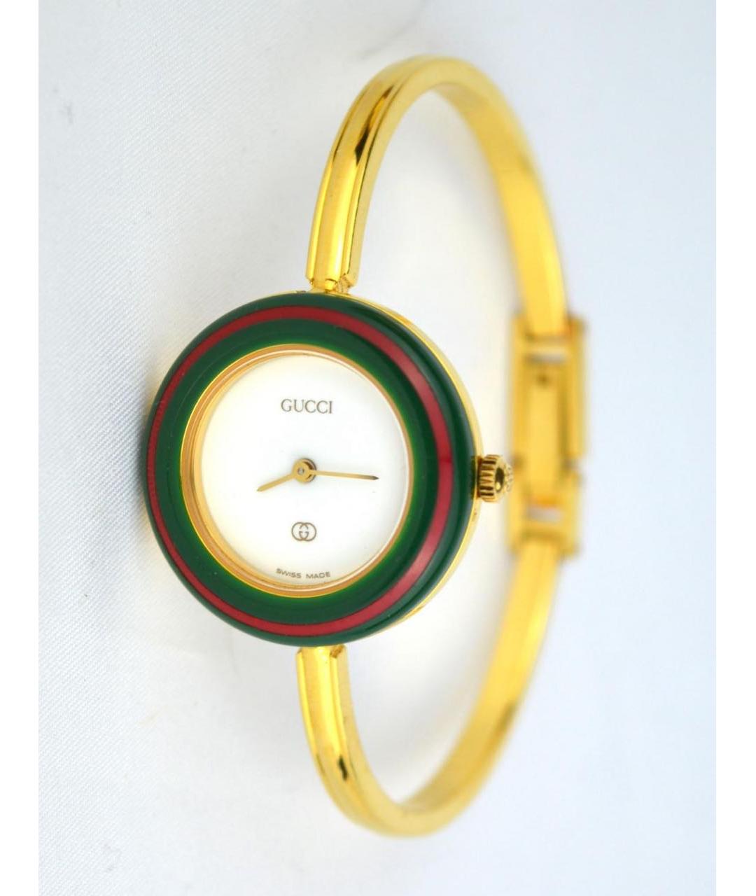 GUCCI Золотые позолоченные часы, фото 9