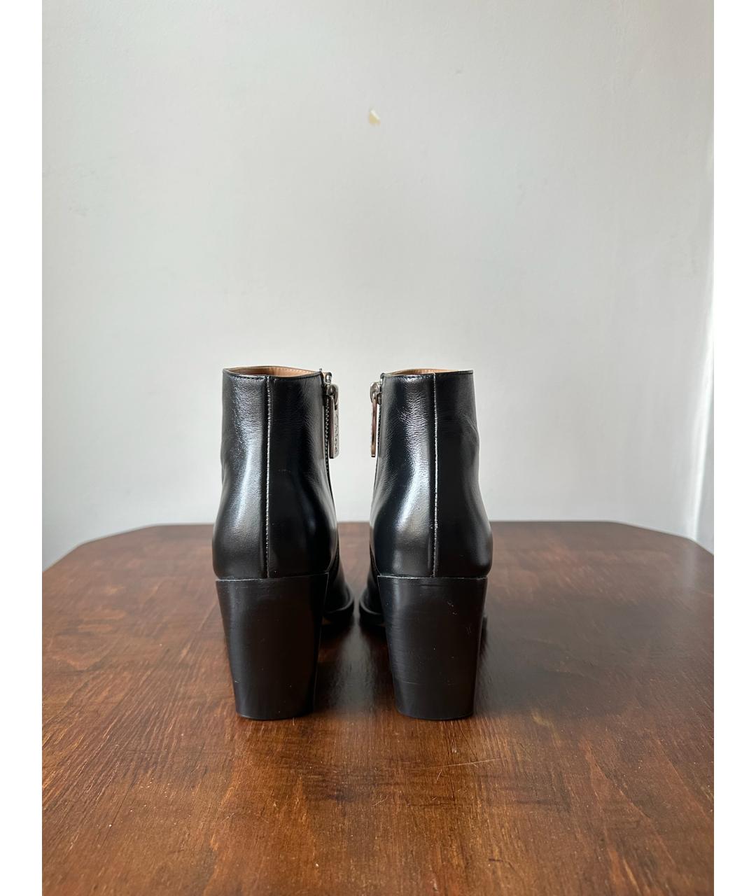 CHLOE Черные кожаные ботильоны, фото 2